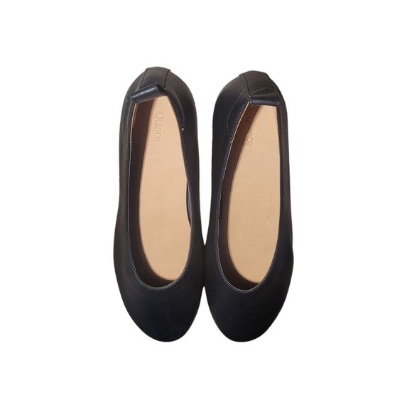 Quince Black Glove Ballet Flats S 9 - Picture 10 of 16
